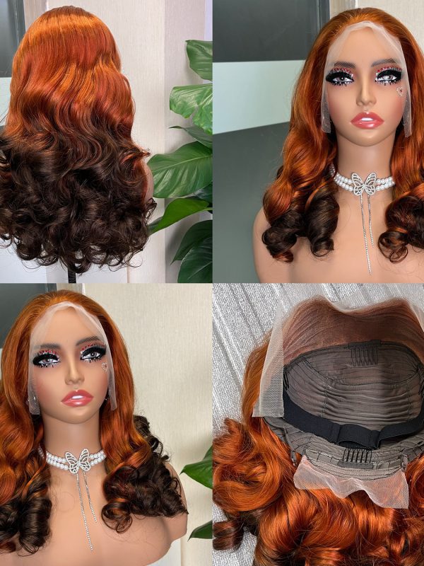 Colored Lace Front Wig — Ginger Body Wave - AZYHAIR Vietnamese Hair