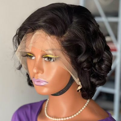 Lace Front Bob Wig — Bouncy Wave