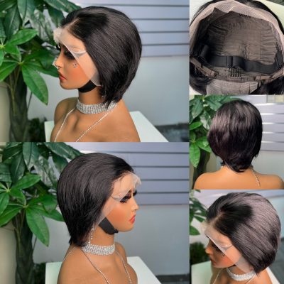 Colored Pixie Cut Wig — Ginger