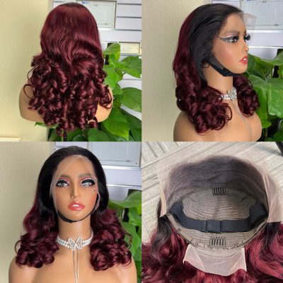 Colored Lace Front Wig — Ginger Body Wave