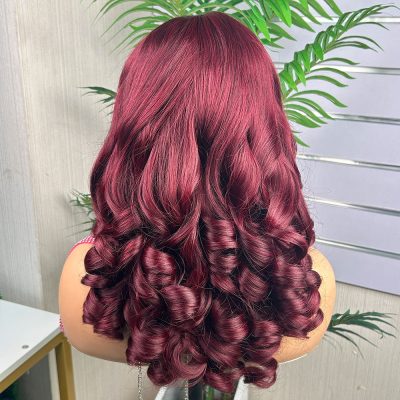 Colored Lace Front Wig — Highlight Loose Wave