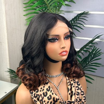 Colored Lace Front Wig — Highlight Loose Wave