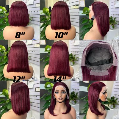 Lace Front Bob Wig — Straight