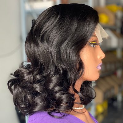 Lace Front Bob Wig — Bouncy Wave