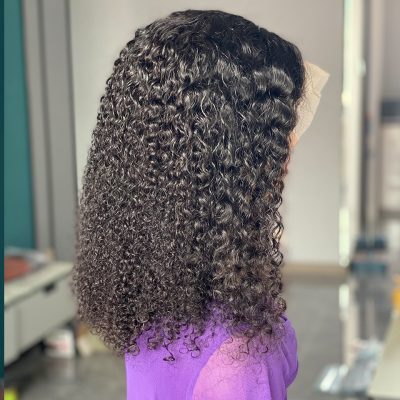 Lace Front Bob Wig — Curly