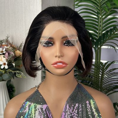 Colored Bob Wig — Burgundy Straight