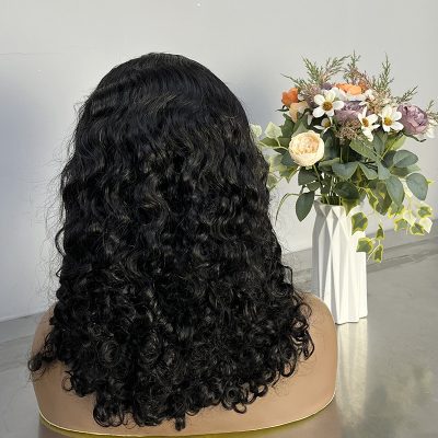 Colored Lace Front Wig — #99J Deep Wave