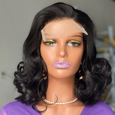 Lace Front Bob Wig — Bouncy Wave