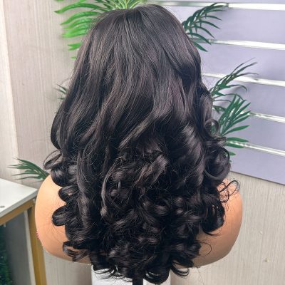 Colored Lace Front Wig — Highlight Loose Wave