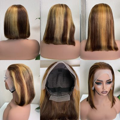 Lace Front Bob Wig — Straight