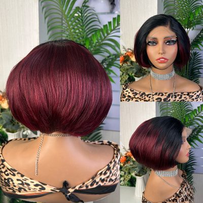 Lace Front Bob Wig — Straight