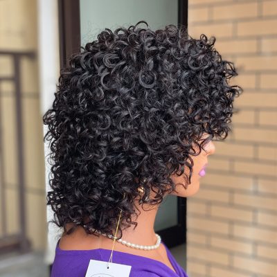 Lace Front Bob Wig — Bouncy Wave