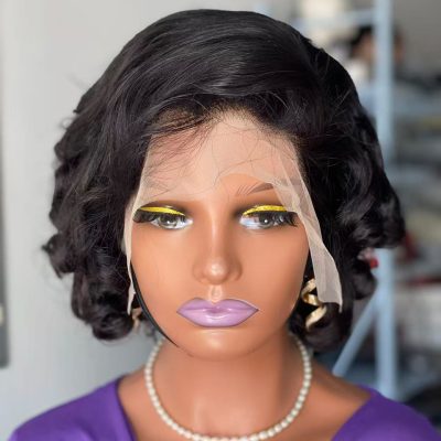 Lace Front Bob Wig — Bouncy Wave