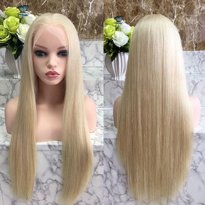 Colored Lace Front Wig — #613 Blonde