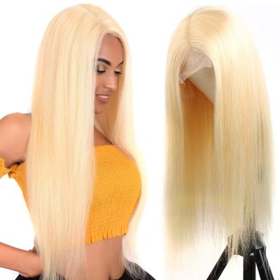 Colored Lace Front Wig — #613 Blonde