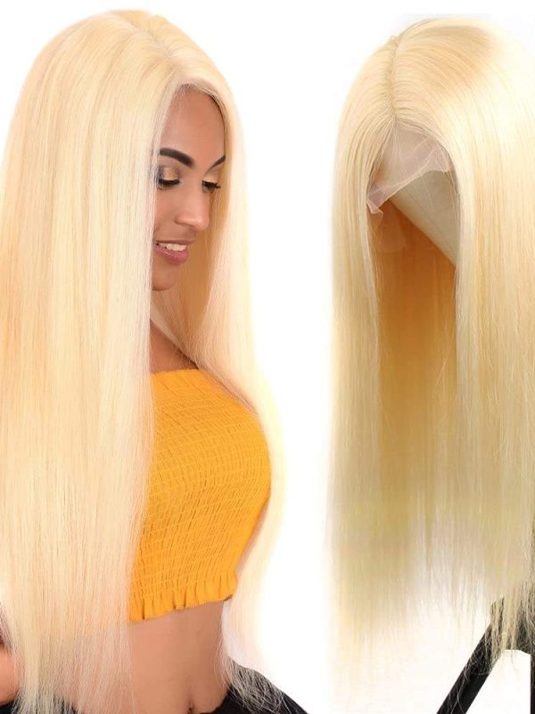 Colored Lace Front Wig — #613 Blonde - AZYHAIR Vietnamese Hair