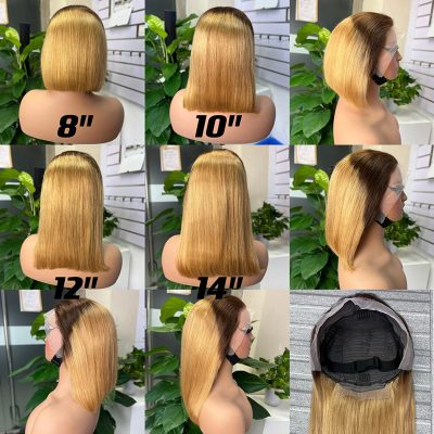 Lace Front Bob Wig — Straight